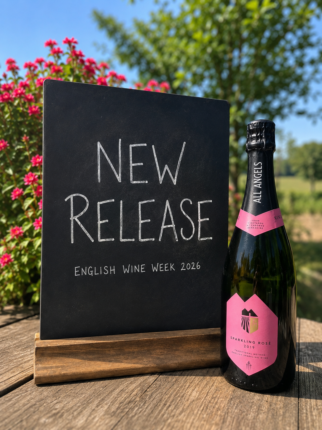 Our strikingly elegant 2019 Sparkling Rosé is here!